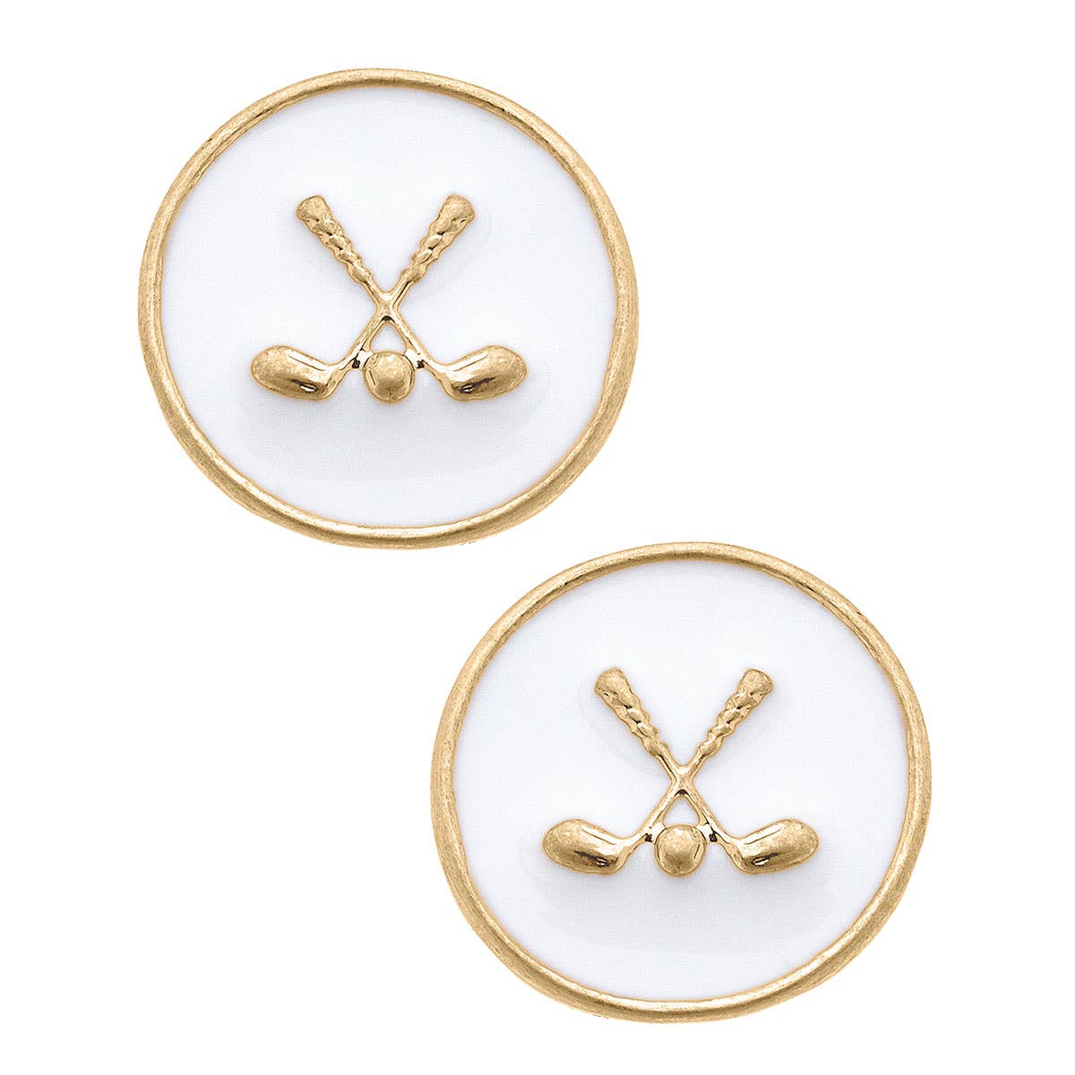 Canvas Style - Wholesale Knopjes/oorstekers - Emaille oorknopjes van Paige Golf Clubs5
