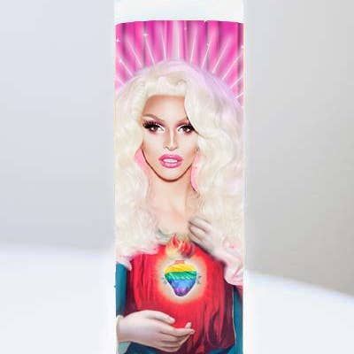 Bougie de prière Miz Cracker Celebrity pour la vente par Cool Story Gifts