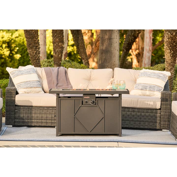 SHINERICH - Wholesale Fire pit - Heatmaxx 60,000 BTU 42” Gas Fire Pit Table3