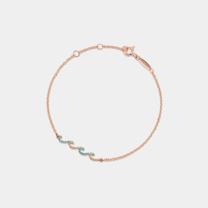 Perimade & Co. LLC - Wholesale Anklet - Ocean Wave Sea Beach Charm Anklet in 925 Sterling Silver2