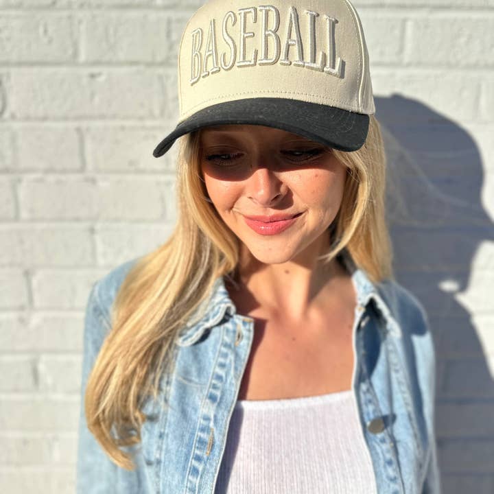 Social Statement - Wholesale Trucker Hat - Women's - BASEBALL Monochromatic Vintage Trucker Hat