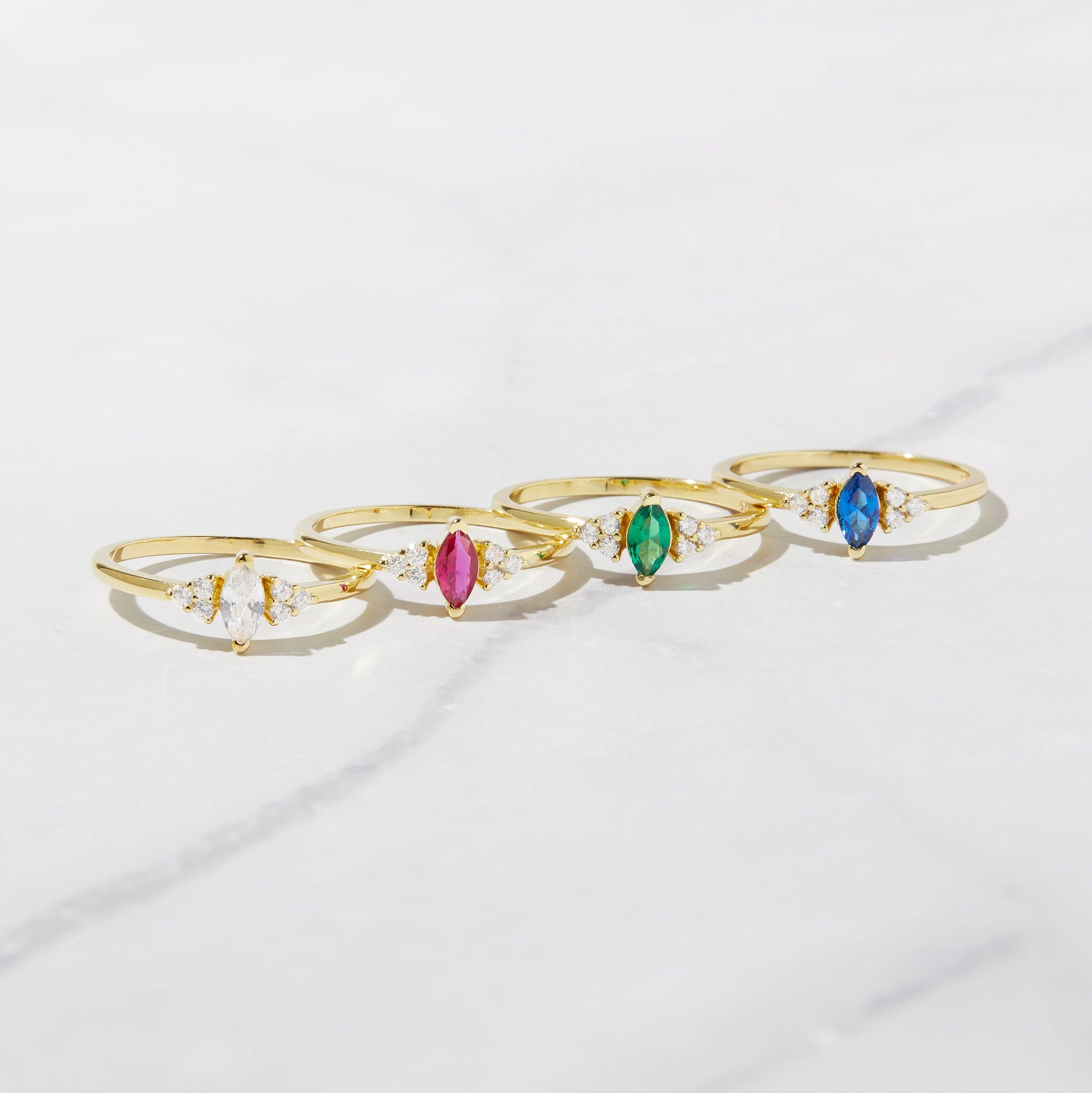 Sami Jewels – Engroshandel Ring med sten – Safir Marquise Ring7