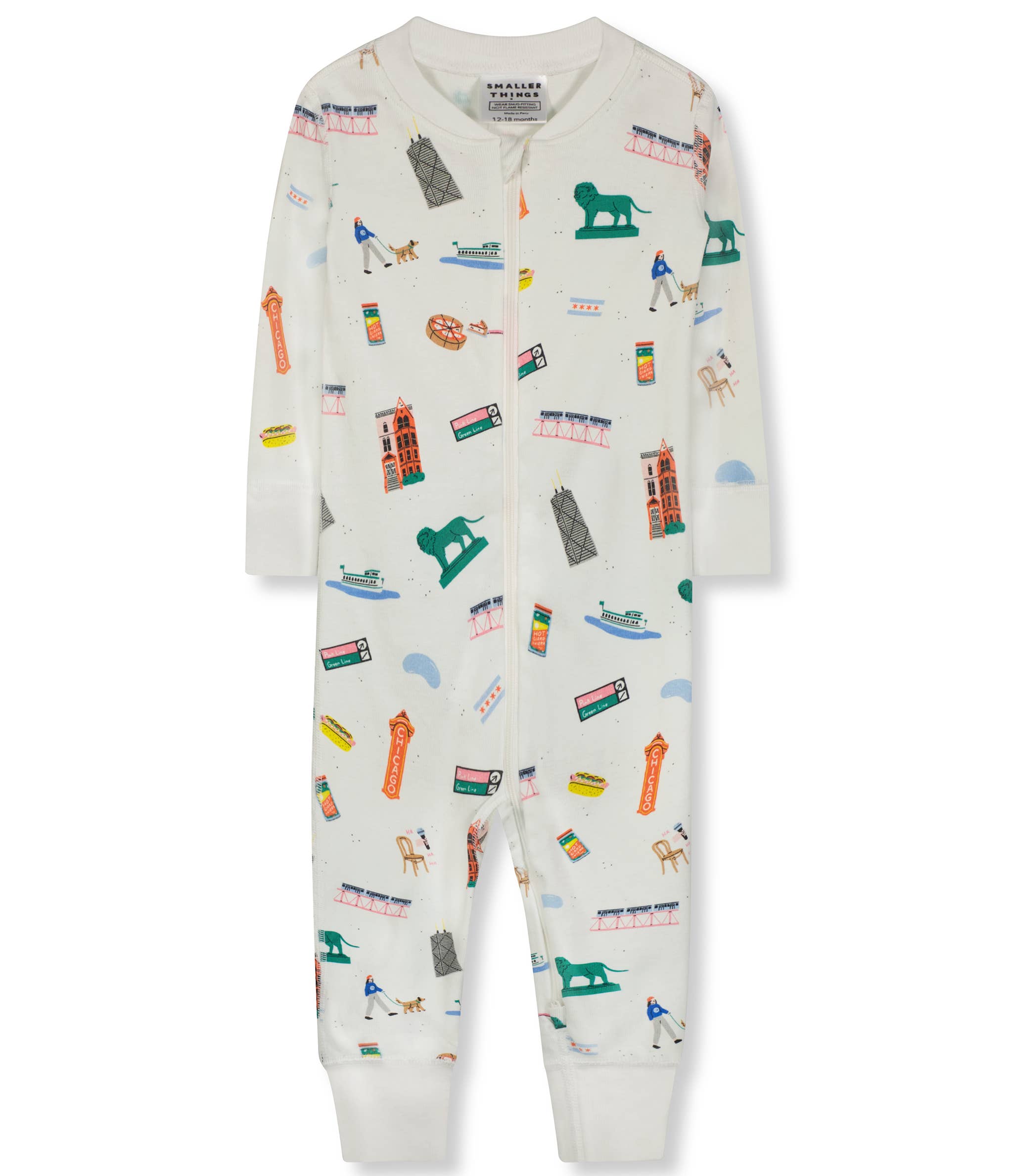 SMALLER THINGS - Wholesale Sleepsuit - Baby - Goodnight, Chicago 🌭