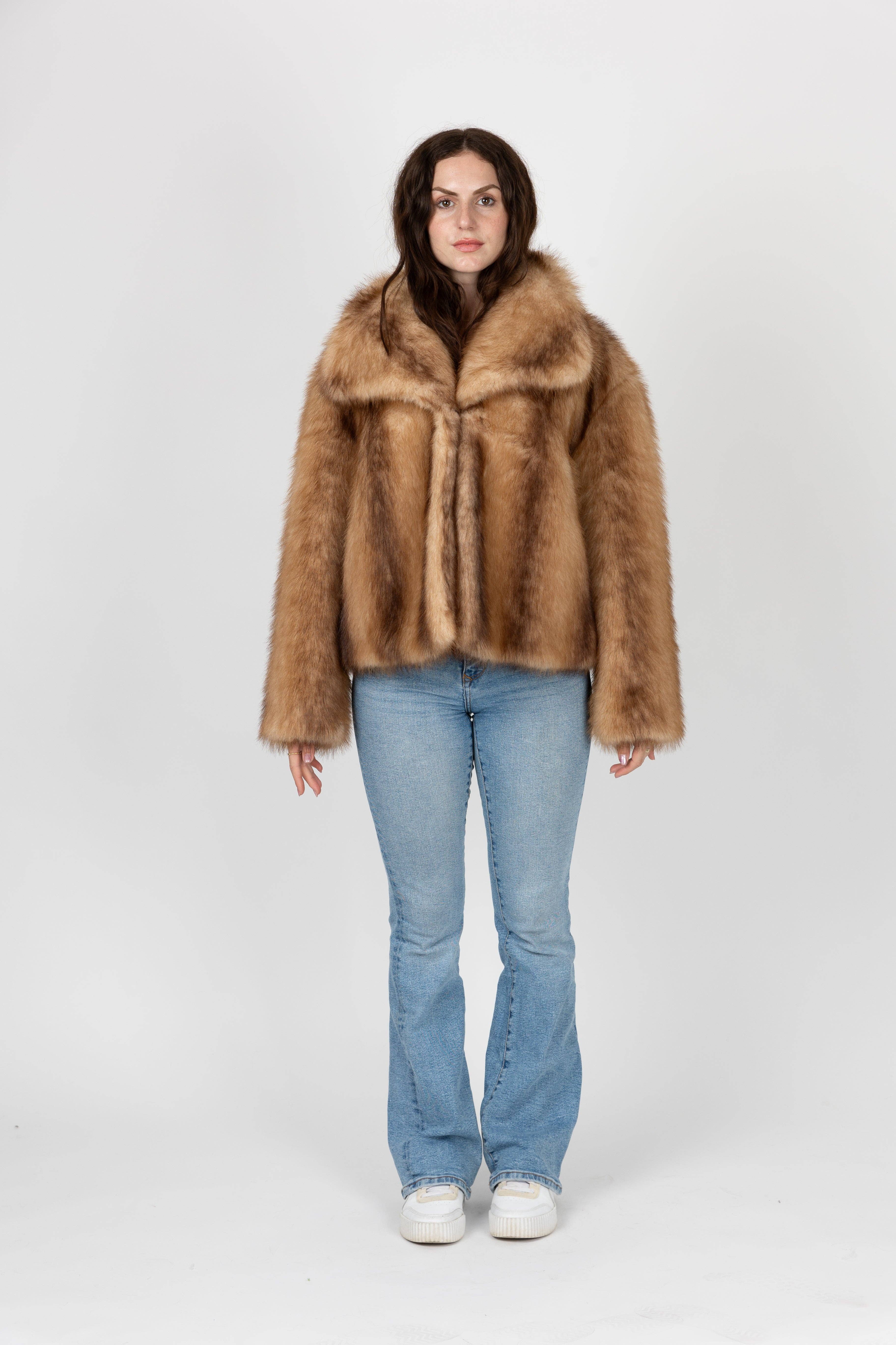 KZELL PARIS - Wholesale Fur/Faux Fur Coat - Women's - FAUX FUR COAT0