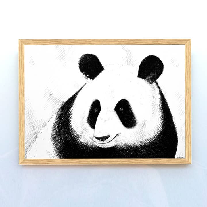 Panda with piercing for wholesale by Løfberg og Noack