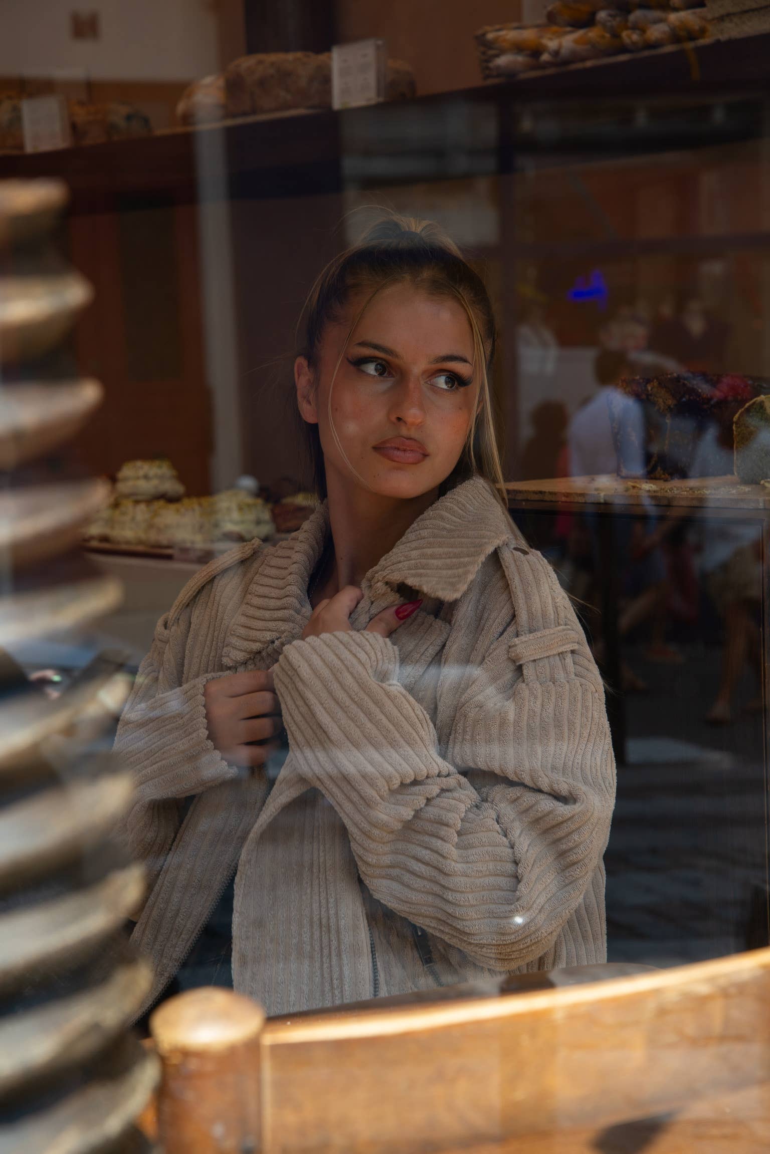 KZELL PARIS - Vente Veste – femme - PERFECTO EN VELOURS COTELÉ3