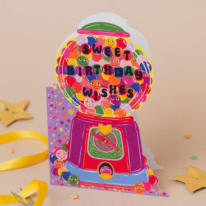 Cath Tate Cards - Wholesale Birthday Card - CANDY BIRTHDAY2