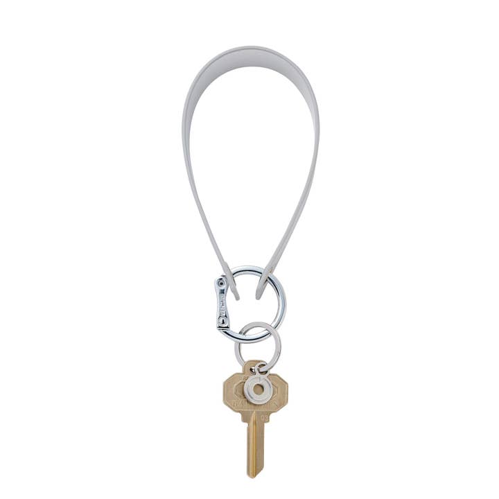 Wristlet Keychain - Silver Leather Loop for wholesale by Oventure