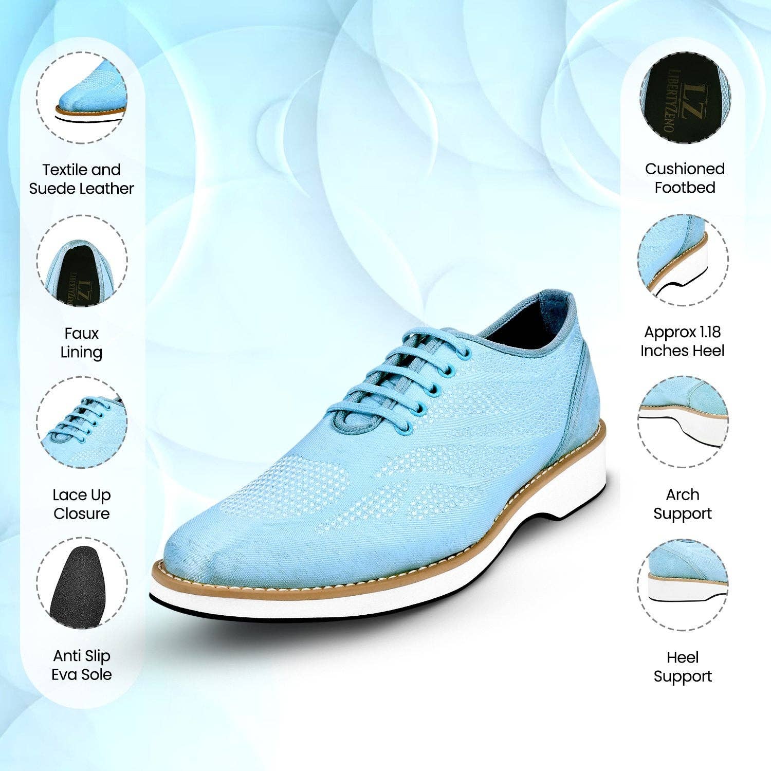 LIBERTYZENO - Wholesale Loafers - Men's - Lava Singh Mens Casual Textile Printed Buckle Shoes1