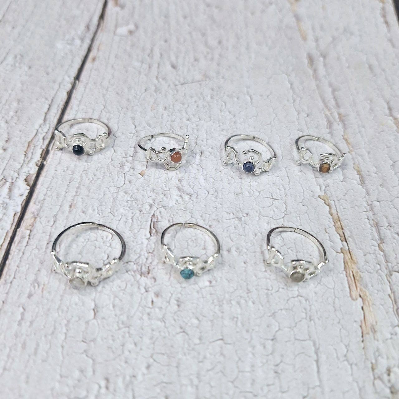 Hecho a mano - Wholesale Single Stone/Solitaire Ring - Assortment of rings3