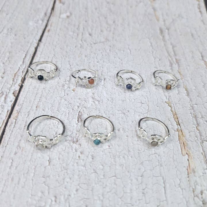 Hecho a mano - Wholesale Single Stone/Solitaire Ring - Assortment of rings3
