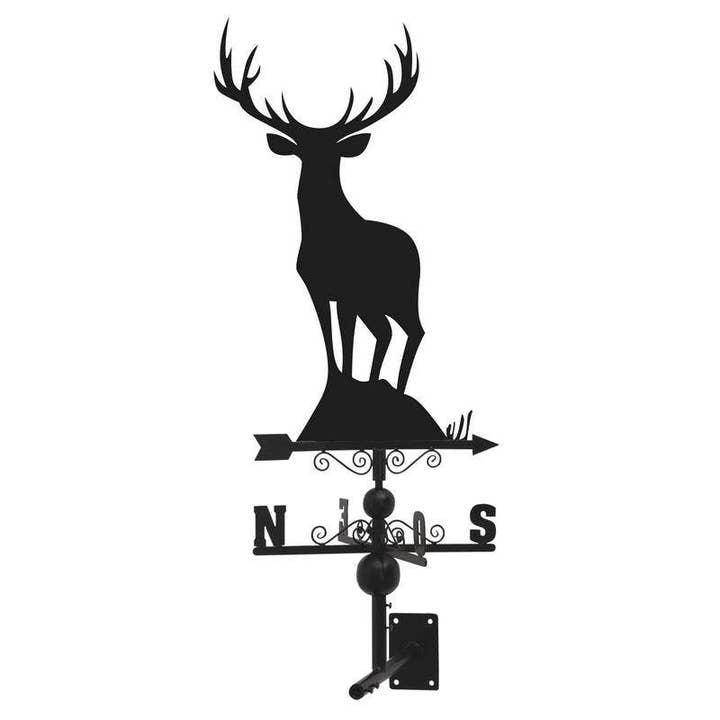 Aubry Gaspard - Wholesale Outdoor Ornament/Decor - Deer weather vane with frieze