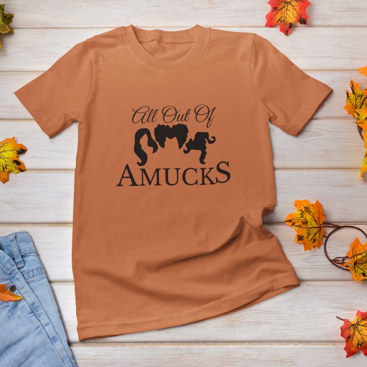 Soft Graphic Tee - Hocus Pocus "All Out of Amucks" T-Shirt for wholesale by After Five Designs