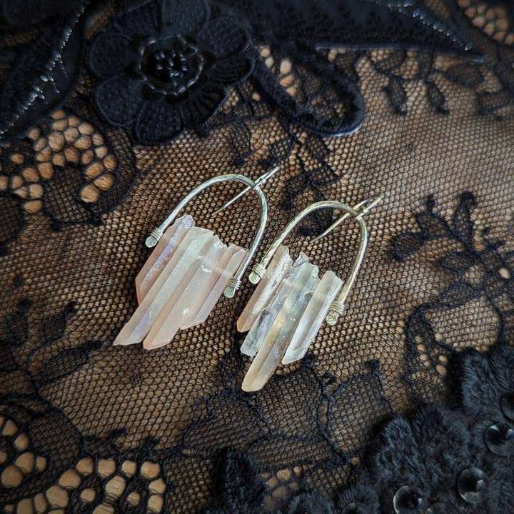 Maxi Cif Designs - Wholesale Dangle Earrings - Crystal Peake Earrings
