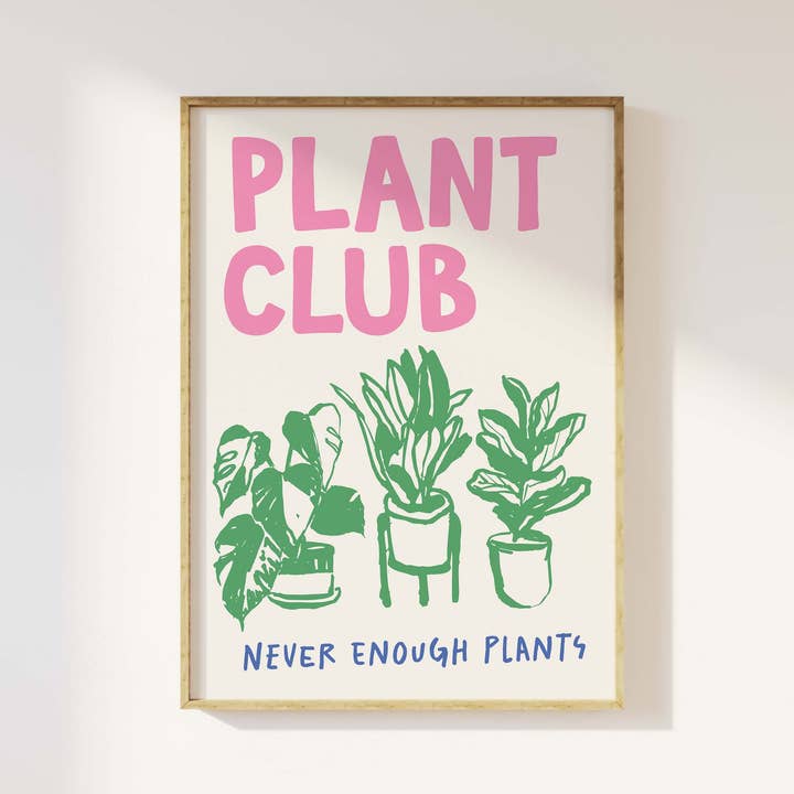 April Lane Art - Wholesale Art print - Plant Club Print0