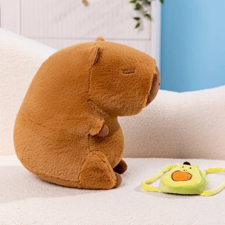 ToyalFriends - Wholesale Stuffed/Plush Toy - Kids & Baby - Capybara With Avocado Backpack Plush