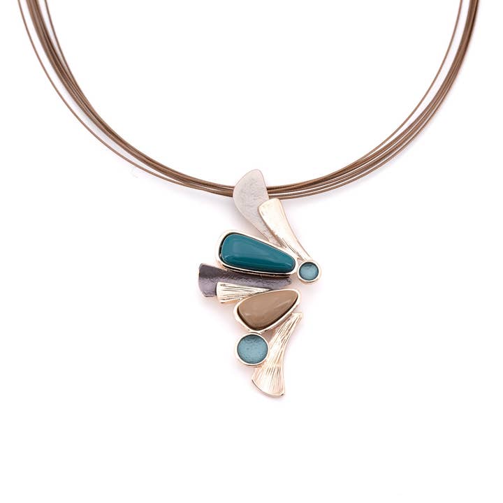 Fan necklace for wholesale by KLK