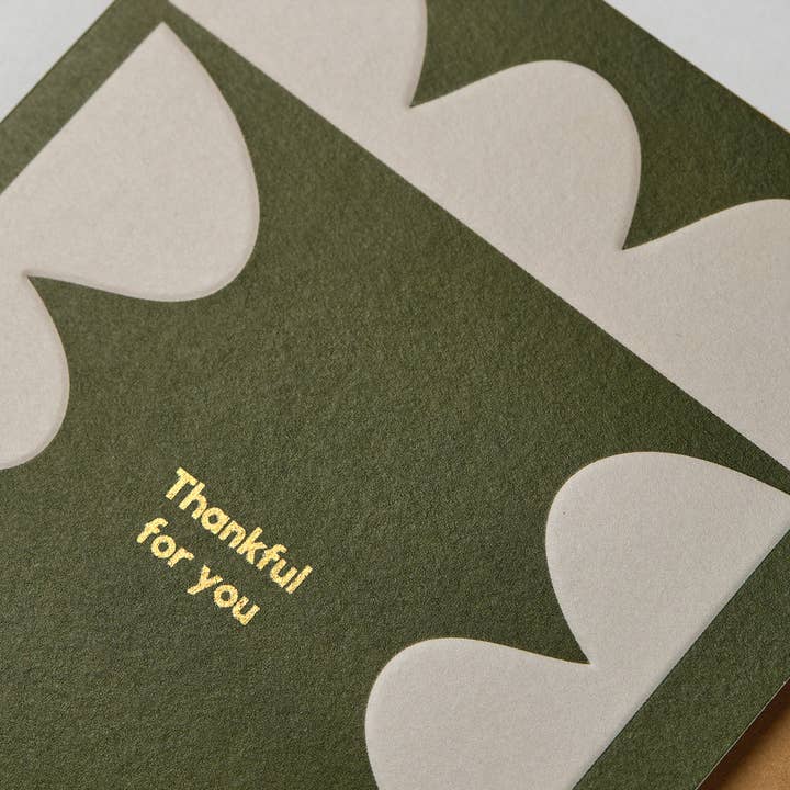 Kinshipped - Wholesale Thank You Card - THANKFUL FOR YOU EMBOSSED GREETING CARD1