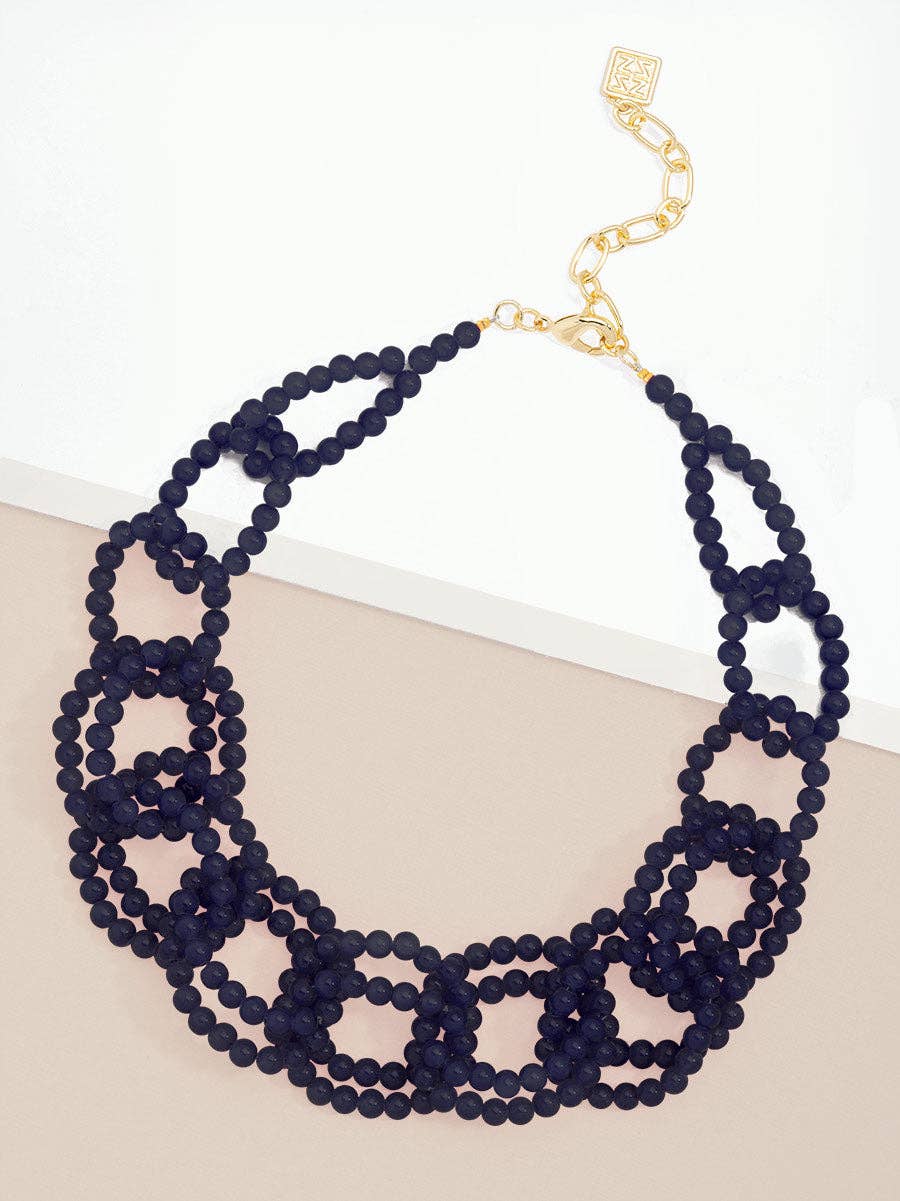 ZENZII Jewelry – Großhandel Perlenkette – Halskette mit Glasperlen und Gliederhalsband16