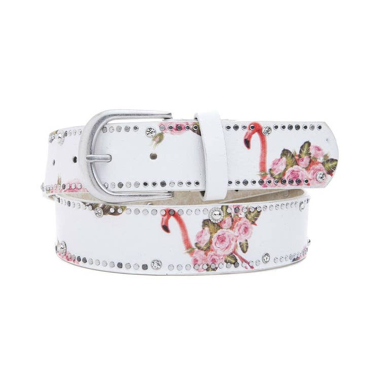 Fox by Ren GmbH - Venta al por mayor Cinturón - Mujer - Cinturón Flamingo Diamonds1