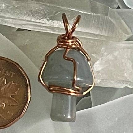 Pendentif en forme de champignon sculpté pour la vente par Mother Of Metal