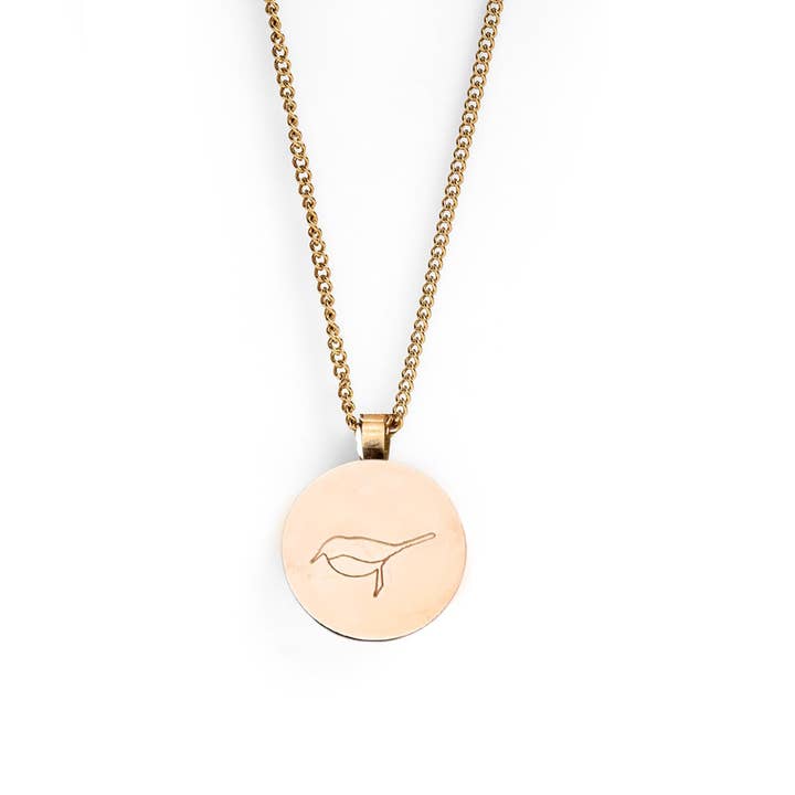 Sweet Birdie Golf Ball Marker Necklace for wholesale by Birdie Girl Golf