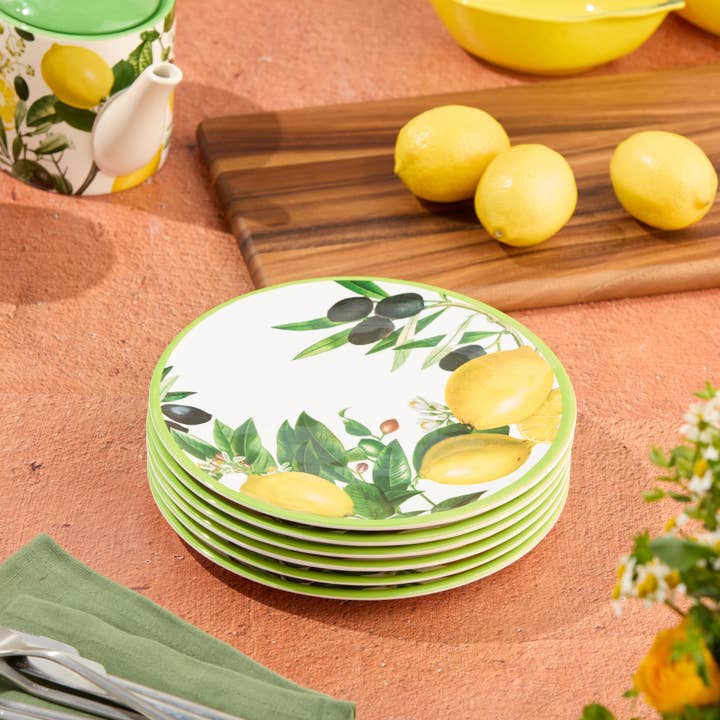 Certified International - Wholesale Salad Plate - Limone Melamine Salad Plate 92