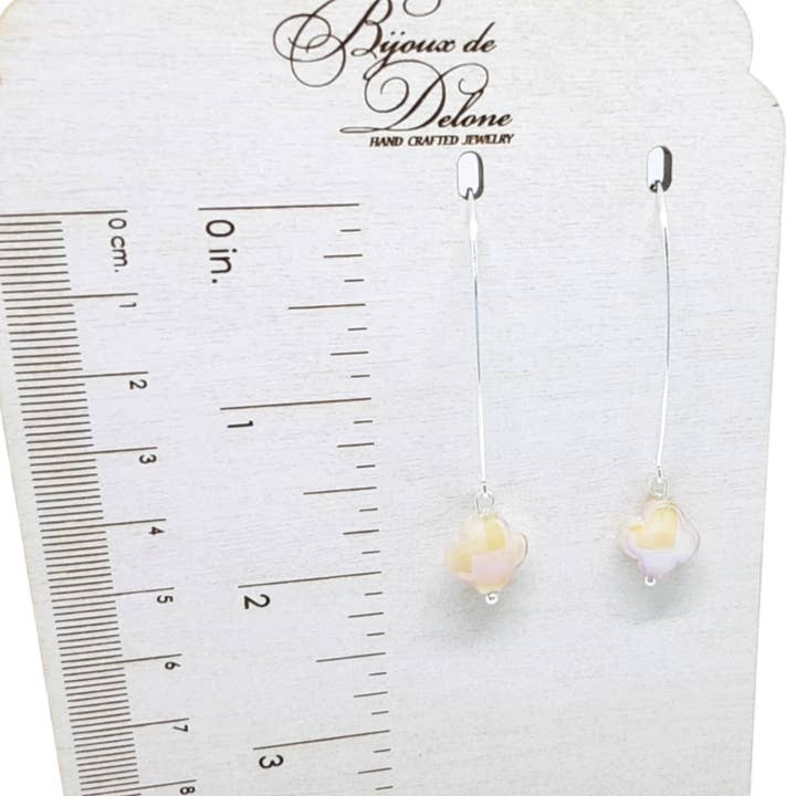 Ivory Crystal Earrings for wholesale by Bijoux de Delone, LLC