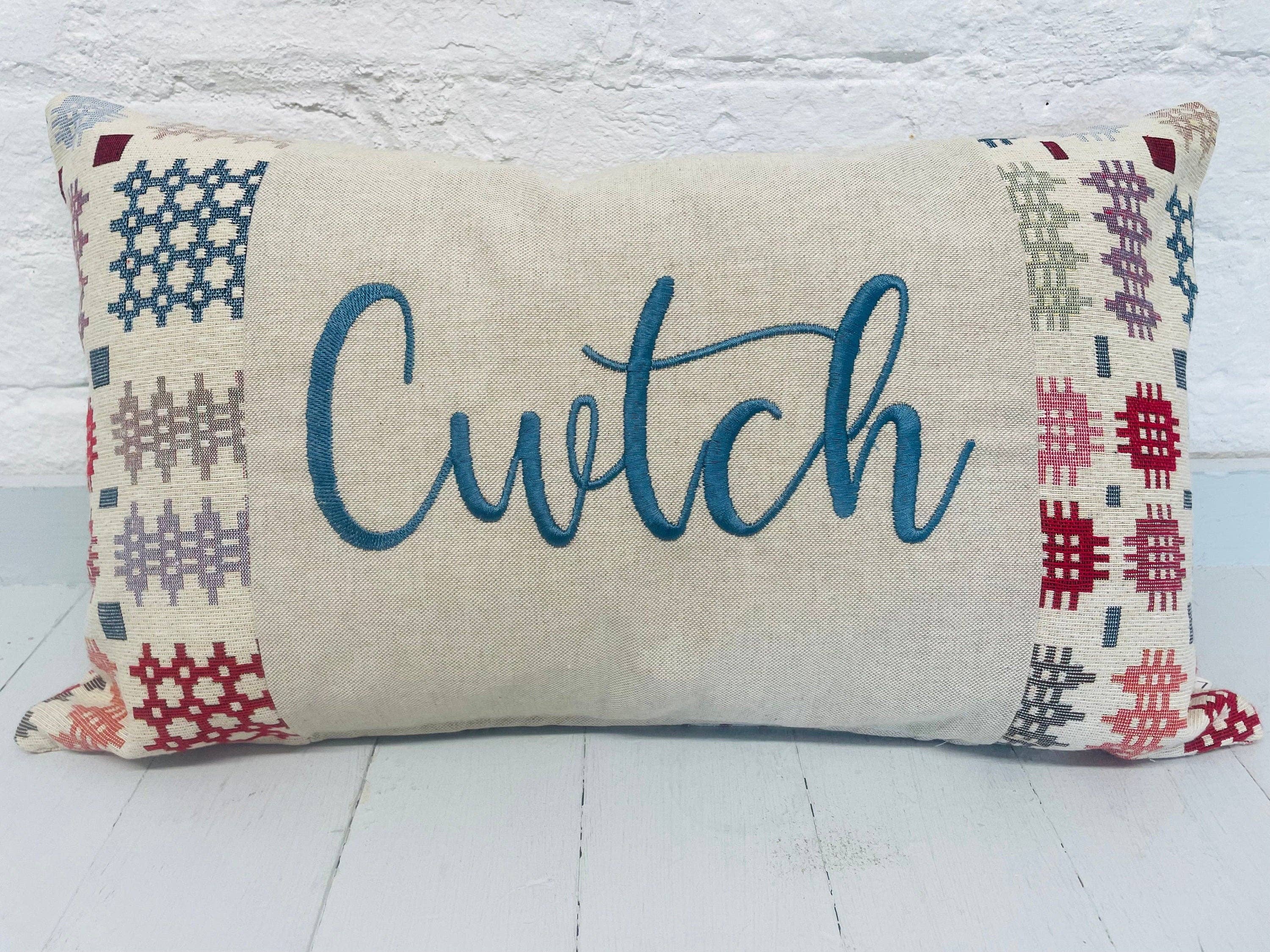 Lizzie Dixon Designs - Wholesale Throw/Decorative Pillow - Cwtch Welsh Blanket style Cushion-