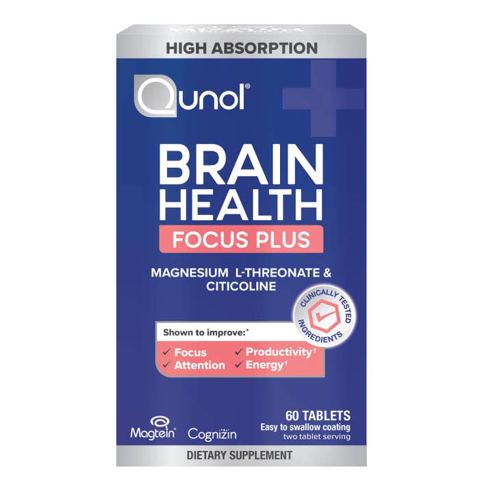 Brain Health Focus Plus Tablets 60ct for wholesale by Qunol