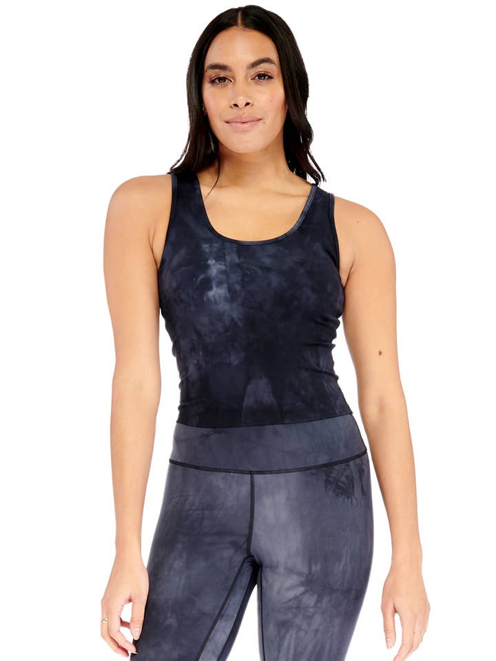 Tye Dye Tank pour la vente par Electric Yoga
