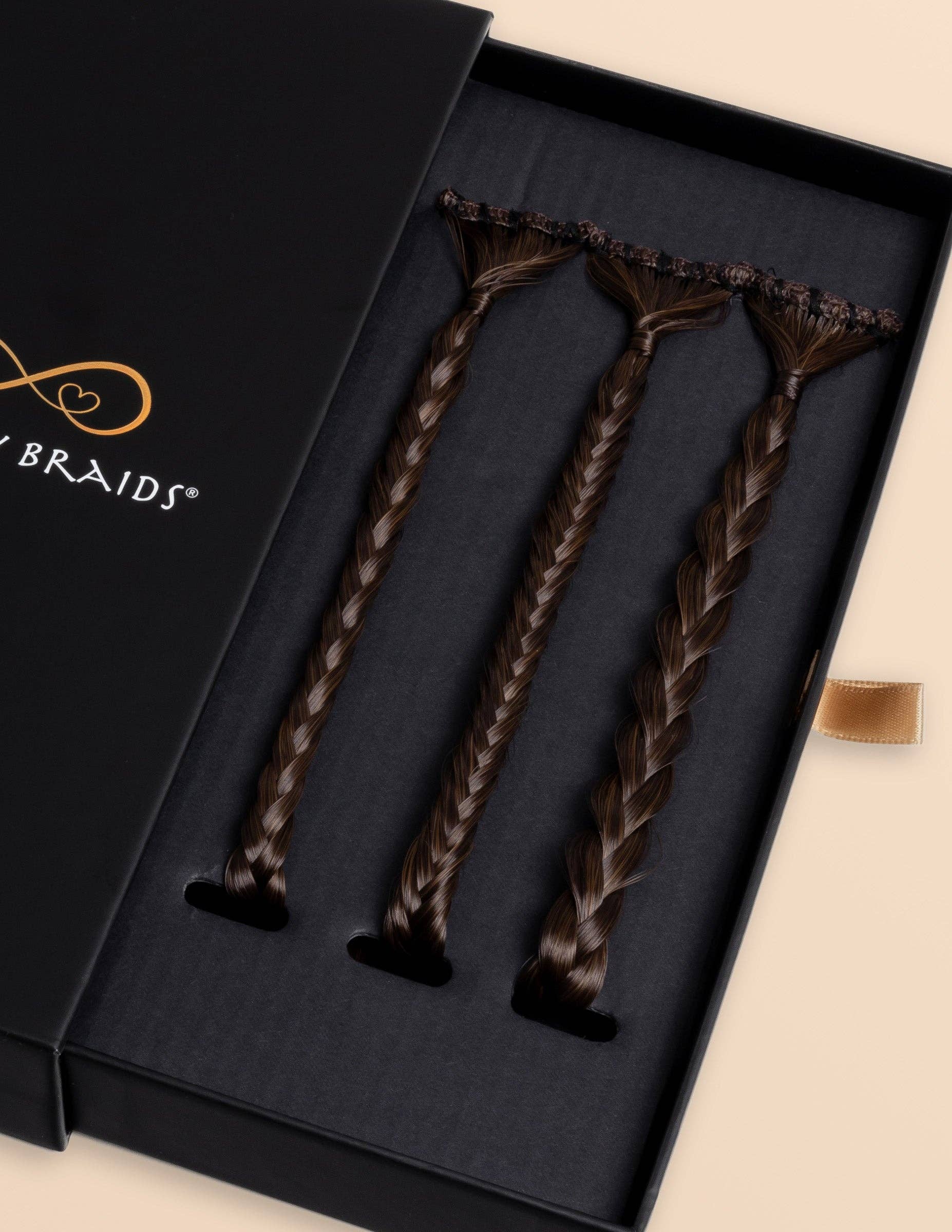 Infinity Braids - Wholesale Hair Accessories Set - Women's - Infinity Braids® - Infinity Braidies - Auburn Sugar1