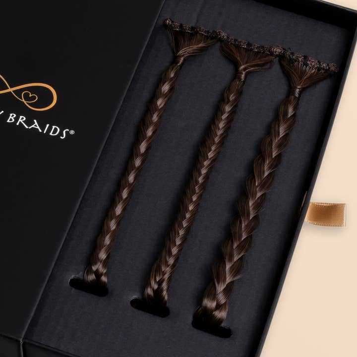 Infinity Braids - Wholesale Hair Accessories Set - Women's - Infinity Braids® - Infinity Braidies - Auburn Sugar1