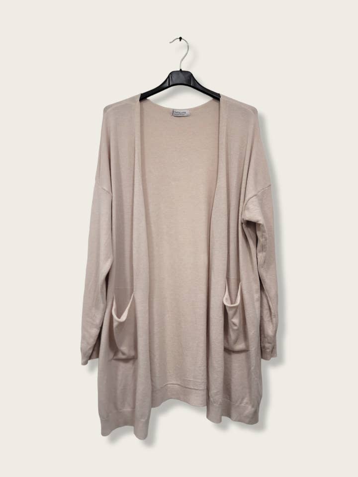 C'MELODIE - Wholesale Cardigan - Women's - Plus Size - Oversized Cardigan with Pockets