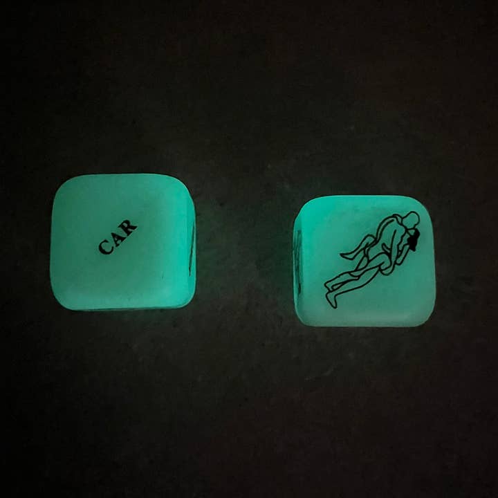 The Diabolical Gift People - Novelty Gifts, Mother's Day - Wholesale Dice - Kama Sutra Glow in The Dark Dice - Sex Gift Valentine's Gift - Novelty Gifts