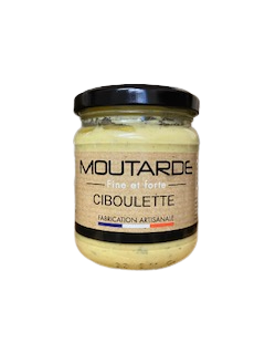 LA MOUTARDERIE CONFISERIE DE NOUVELLE AQUITAINE - Wholesale Mustard - Fine and strong mustard with chives0
