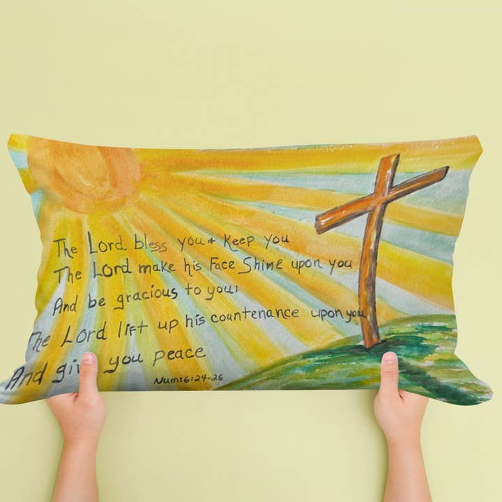 DE HEER ZEGENE U NUMERI 16 LENDENKUSSEN voor wholesale door LuckyBird Apparel and Home