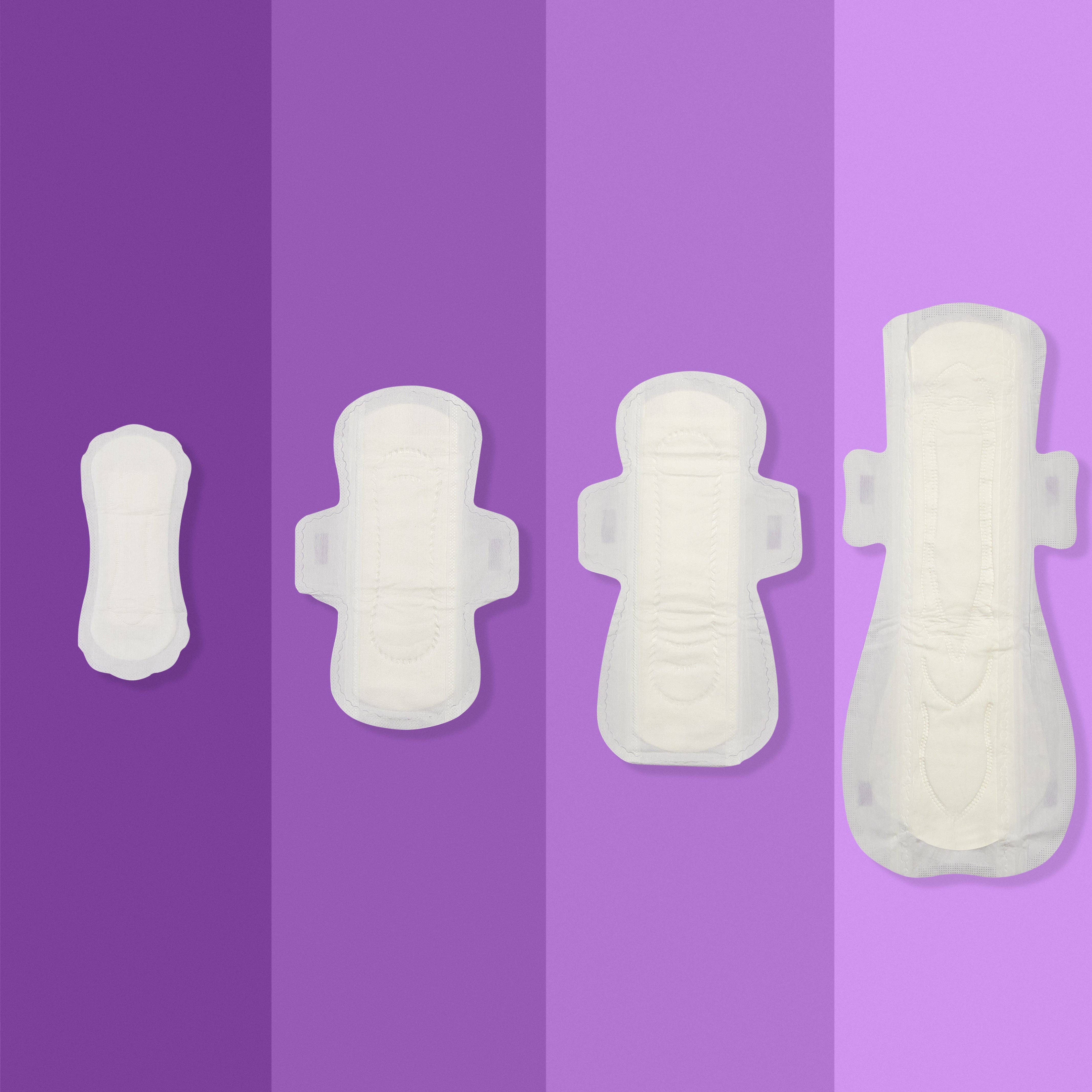 Moonly Organics - Vente Protections menstruelles/serviettes hygiéniques - Serviettes hygiéniques de nuit en coton biologique3