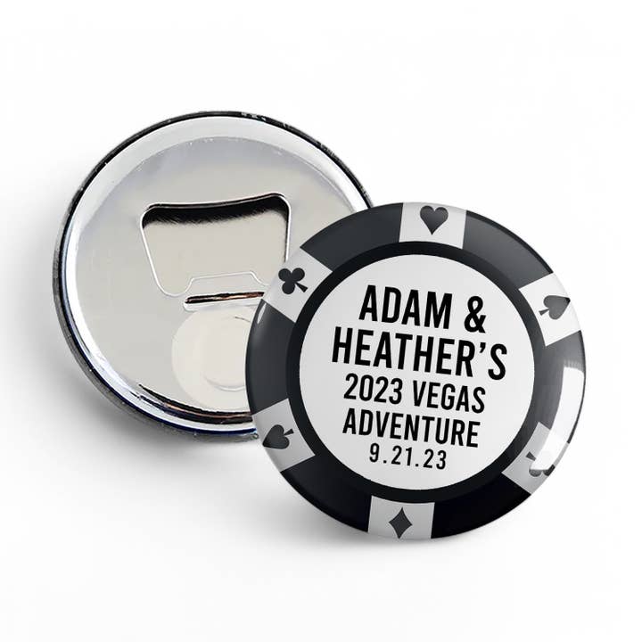 One Team Blessed - Wholesale Party Favor - Las Vegas-Themed Magnets Wedding Favors for Guests