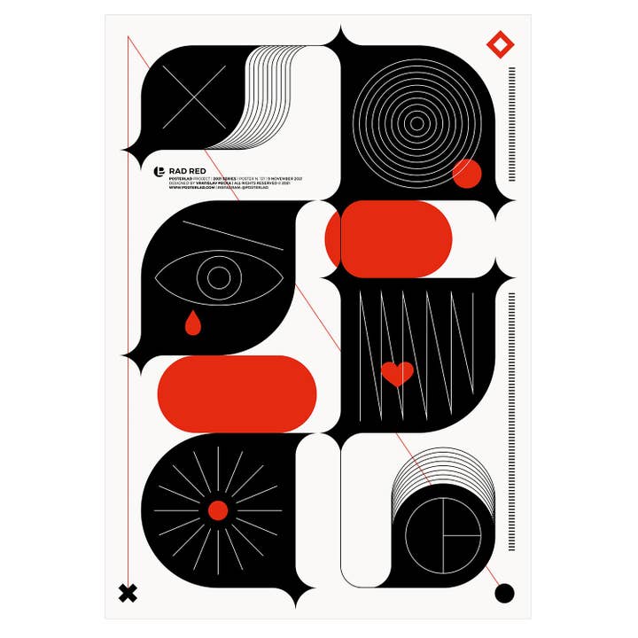 Rad Red for wholesale by PosterLad