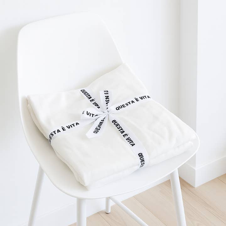 Q VITA - Wholesale Bedding Set - 80%TENCEL 20% Linen Duvet Cover Set - Oatmeal3