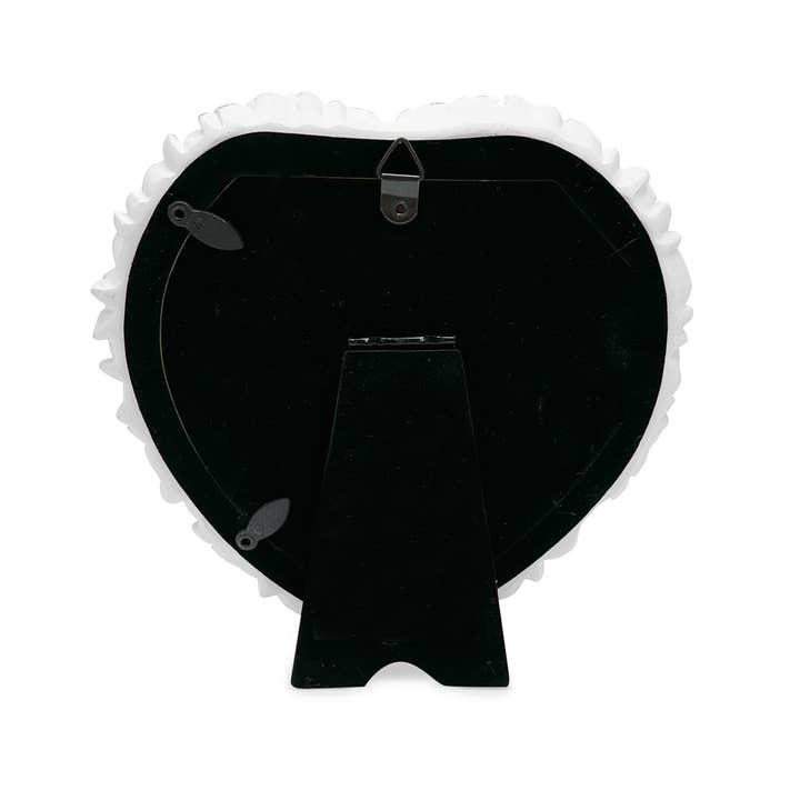 Isaac Jacobs International – Engroshandel Billedramme – Isaac Jacobs 5x5 hjerteformet rosenkantharpiks fotoramme5