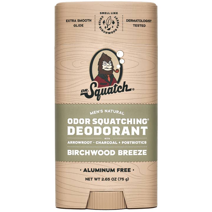 Birchwood Breeze Deodorant - 6 Units for wholesale by Dr. Squatch