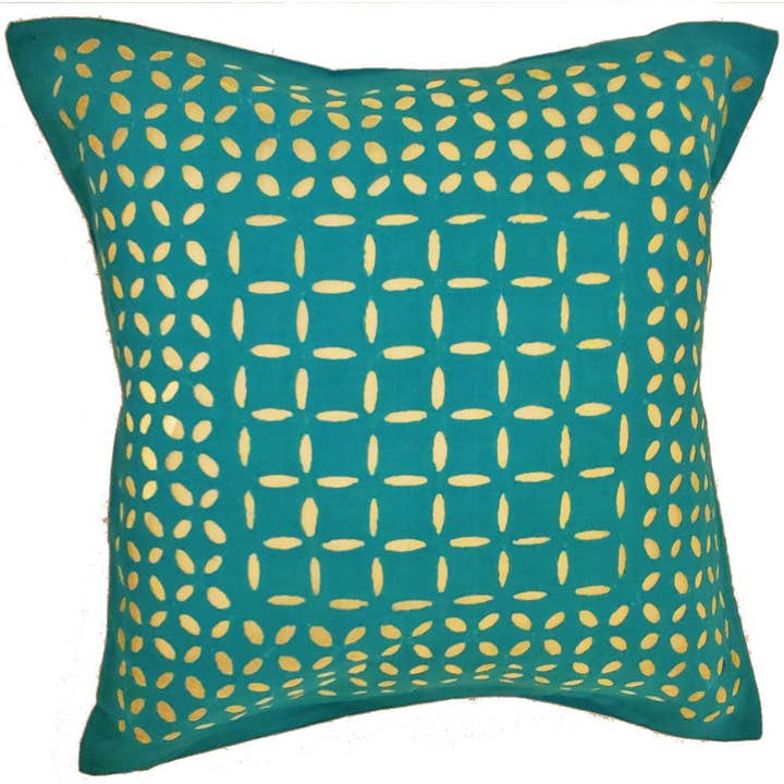 Indisk pudebetræk Everyday Home Accent Furnishing - 16 „x 16" for engroshandel hos Wild Lotus