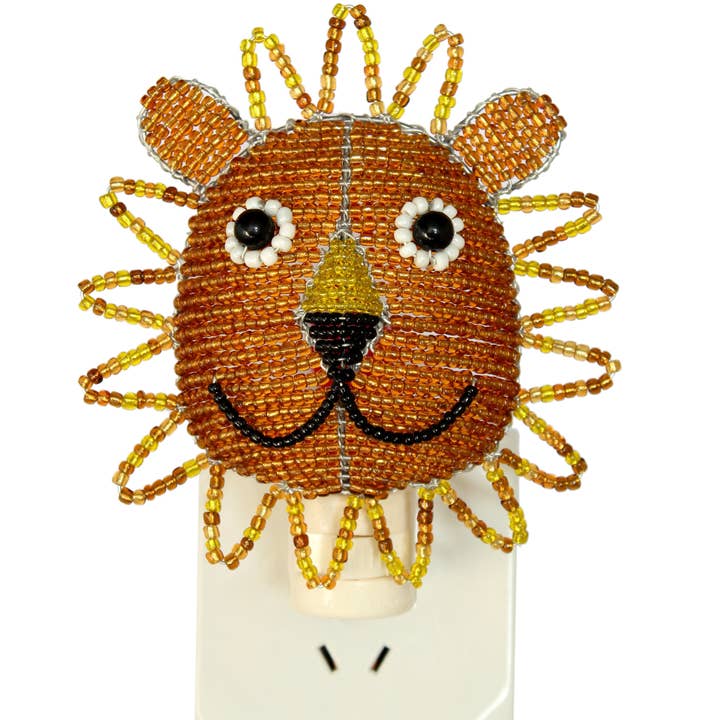 Nachtlampje, Leeuw set van 2 voor wholesale door Beadworx By Extol Accessories Ltd.