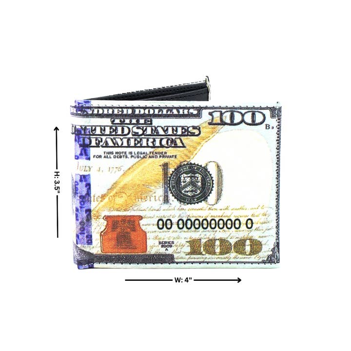 Leather Impressions Inc – Carteira – Homem por atacado – Nova Carteira Bi-fold em couro Vegan $100 Dollar # VL 5013