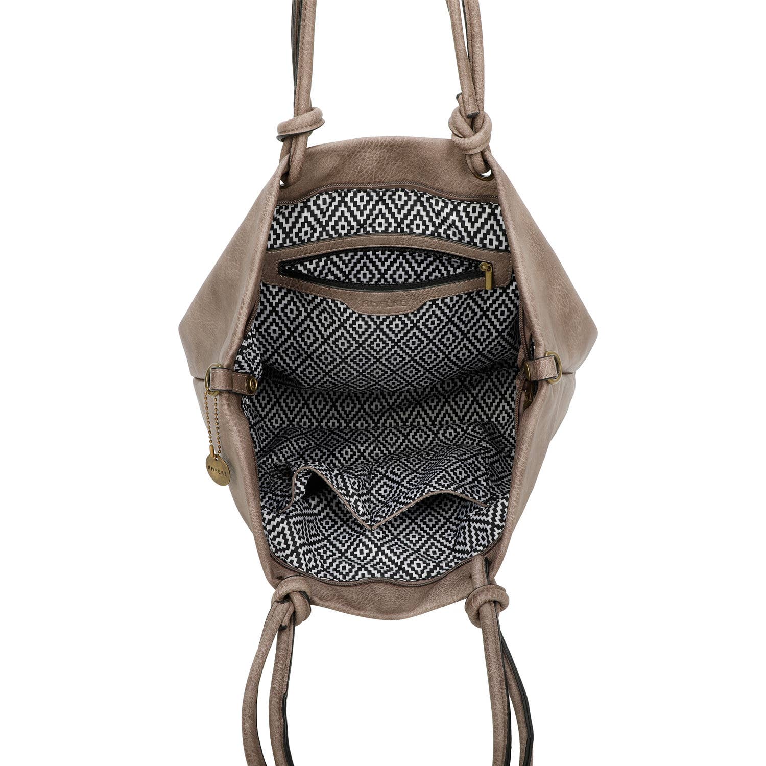 AMPERE CREATIONS – Sacola - Mulher por atacado – Sacola ocidental minimalista em pele vegana Charlene Classic9