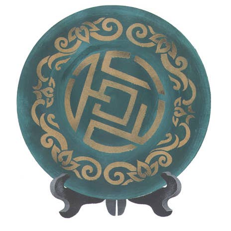 Chinese plaat muur stencil voor wholesale door Designer Stencils