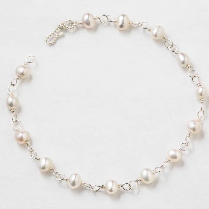 Bracelet goutte de perle d'eau douce pour la vente par Clara's Pearl