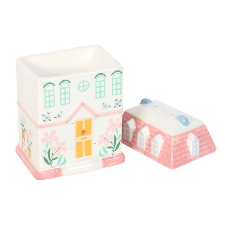 Naked Scents - Vente Chauffe-cire - Diffuseur en forme de maison pastel pour fondants parfumés2